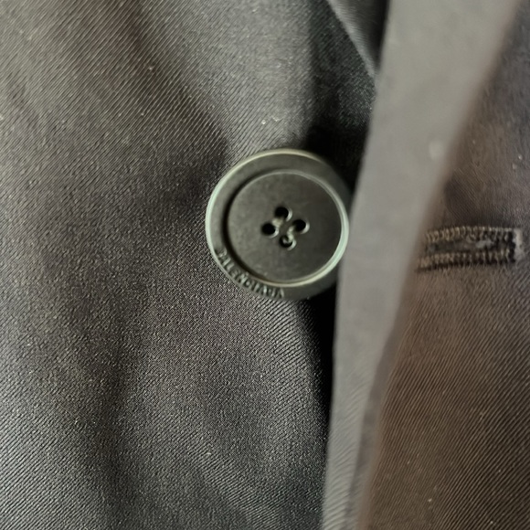 Balenciaga 2020 Signature Logo Overcoat Black sz42 - Picture 5 of 11